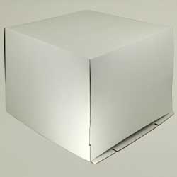Упаковка для торта 10 кг, дизайн 10-0-400 (белая)