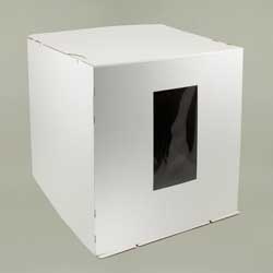 Упаковка для торта 11.0 кг, дизайн 11-0-550 (белая с окном)