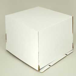 Упаковка для торта 3.0 кг, дизайн 3-0-250 (белая)