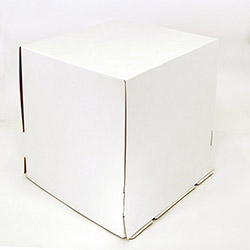 Упаковка для торта 4.0 кг, дизайн 4-0-350 (белая)