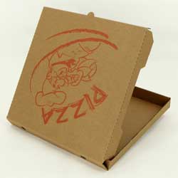 Коробка для пиццы 37 см с печатью в 1 цвет "Повар", П-37-п