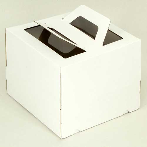 Упаковка для торта 1.7 кг, дизайн 1.7-0-200 (ручка&окно)