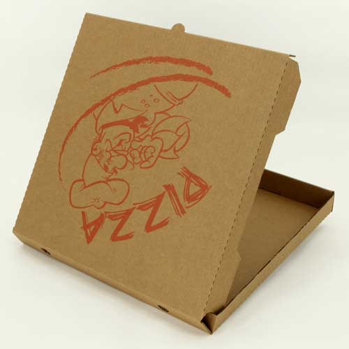 Коробка для пиццы 37 см с печатью в 1 цвет "Повар", П-37-п