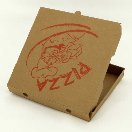 Коробка для пиццы 29 см с печатью в 1 цвет "Повар", ПМ-29-