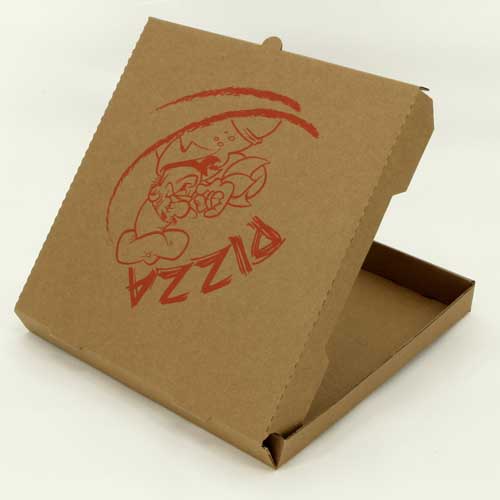 Коробка для пиццы 34 см с печатью в 1 цвет "Повар", П-34-п